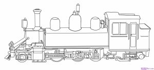 Steam Train Coloring Pages   76621