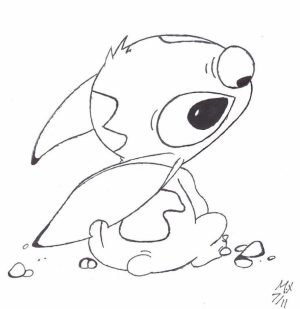 Stitch Coloring Pages Free Printable   p3frm