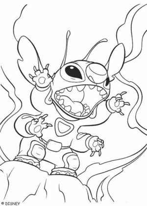 Stitch Coloring Pages Free Printable   q8ix21
