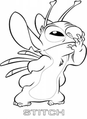 Stitch Coloring Pages Free Printable   u043e