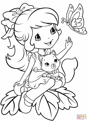 Strawberry Shortcake Coloring Pages for Girls   14251