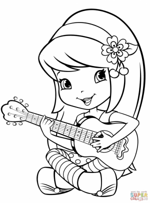 Strawberry Shortcake Coloring Pages for Girls   25179