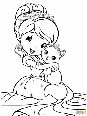 Strawberry Shortcake Coloring Pages for Girls   31679