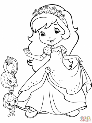Strawberry Shortcake Coloring Pages for Girls   41672