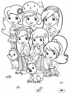 Strawberry Shortcake Coloring Pages for Girls   84617