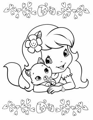 Strawberry Shortcake Coloring Pages Online   29620