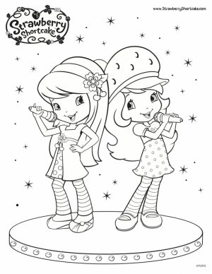 Strawberry Shortcake Coloring Pages Online   61437