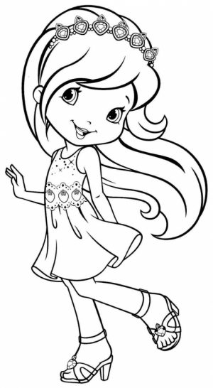 Strawberry Shortcake Printable Coloring Pages   31757