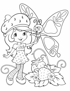 Strawberry Shortcake Printable Coloring Pages   47169