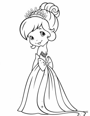 Strawberry Shortcake Printable Coloring Pages   51535