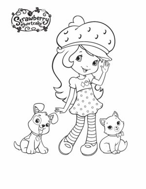 Strawberry Shortcake Printable Coloring Pages   99673