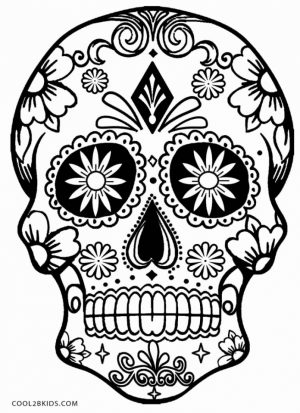 Sugar Skull Coloring Pages for Adults   64527