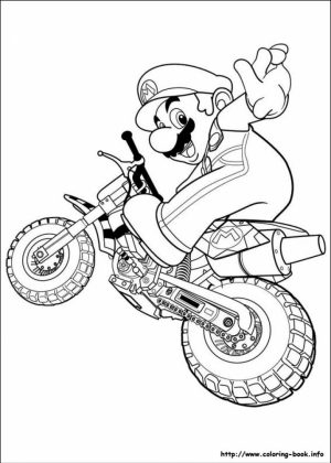 Super Mario Coloring Pages for Kids   gwx31