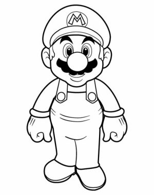Super Mario Coloring Pages for Kids   hdt3n