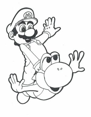Super Mario coloring pages free printable   tgwm7