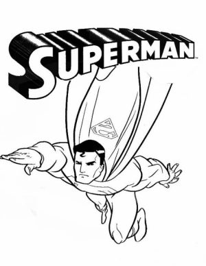 Superman Coloring Pages Free Printable   69959