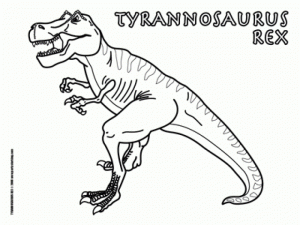 T Rex Coloring Pages Free Printable   75185