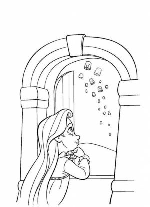 Tangled Coloring Pages Disney   6317s