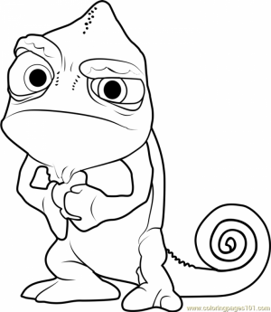 Tangled Coloring Pages Pascal   85tag