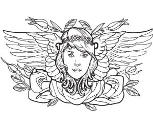 tattoo design coloring pages – 64562
