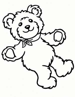 Teddy Bear Coloring Pages Free   617d9