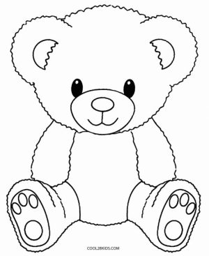 Teddy Bear Coloring Pages Free   716bd