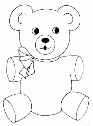 Teddy Bear Coloring Pages Free   8ahtj