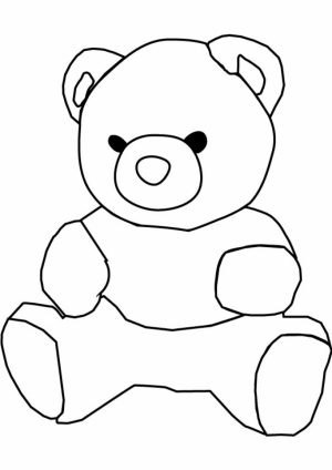 Teddy Bear Coloring Pages to Print   716ag