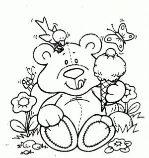 Teddy Bear Coloring Pages to Print   jfpl2