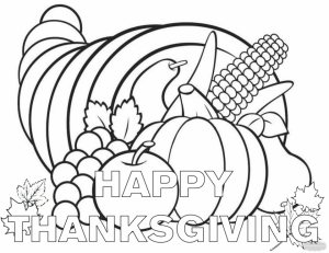 Thanksgiving Coloring Sheets for Kindergarten   6asgt