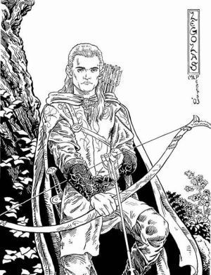 The Hobbit Coloring Pages Free to Print   7839