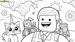 The Lego Movie Coloring Pages Free Printable   595986