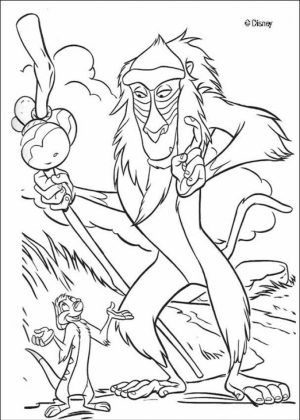 The Lion Kin Coloring Pages Free to Print   8fh31