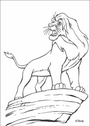 The Lion Kin Coloring Pages Free to Print   94016