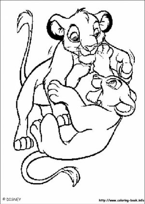 The Lion Kin Coloring Pages Free to Print   tr18a