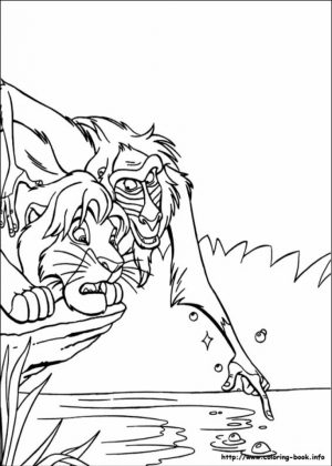 The Lion Kin Coloring Pages Free to Print   ya730