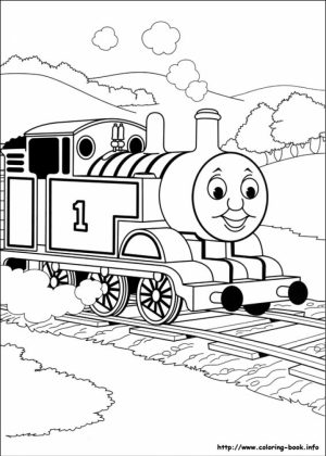 Thomas And Friends Coloring Pages for Toddlers   xM7zV