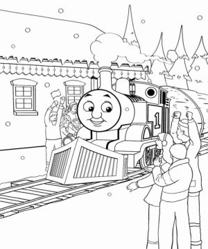 Thomas the Tank Engine Coloring Pages Free   07802