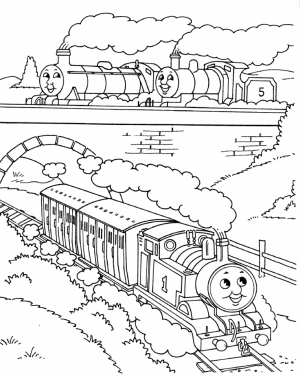 Thomas the Tank Engine Coloring Pages Free   65100
