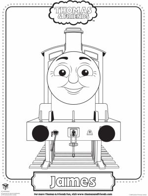 Thomas the Tank Engine Coloring Pages Free Printable   04156