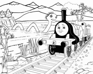 Thomas the Tank Engine Coloring Pages Free Printable   78516