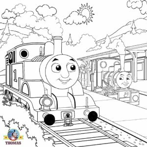 Thomas the Tank Engine Coloring Pages Online   36221