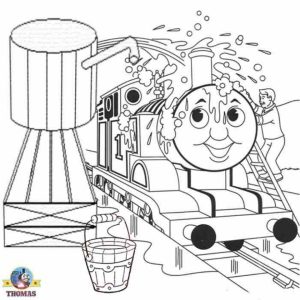Thomas the Tank Engine Coloring Pages Online   46338