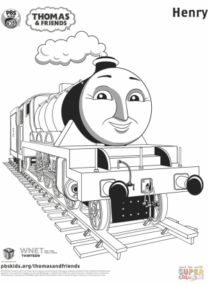 Thomas the TRain Coloring Pages Free   41775