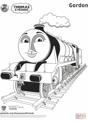 Thomas the TRain Coloring Pages Free   51425