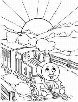 Thomas the Train Coloring Pages Online   48067
