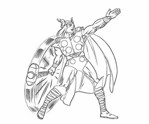 Thor Coloring Pages Free Printable   51582