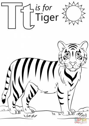 Tiger Coloring Pages Printable   08315