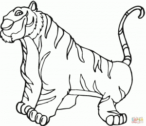Tiger Coloring Pages Printable   31026