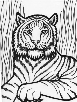 Tiger Coloring Pages to Print Out   31804